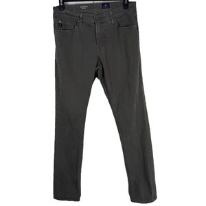 Adriano Goldschmied The Graduate Jean Mens 32x34 Green Tailored Leg Soft Denim